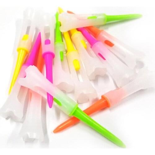 2Pcs 83mm White Golf Ball Tee Outdoor sports wooden Tees Double-layer Low Resistance Golf Tees Spikes for Court