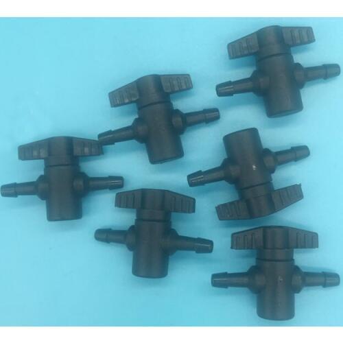 20PCS Inkjet printer bulk ink system plastic manual valve ink switch for Allwin Mimaki Roland Mutoh 2 ways control valve