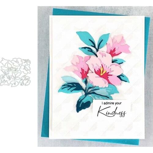 2021 Morning Glory Flowers Metal Cutting Dies for Scrapbooking Stencil Knife Mould Blade Punch Model Craft Decoration Template