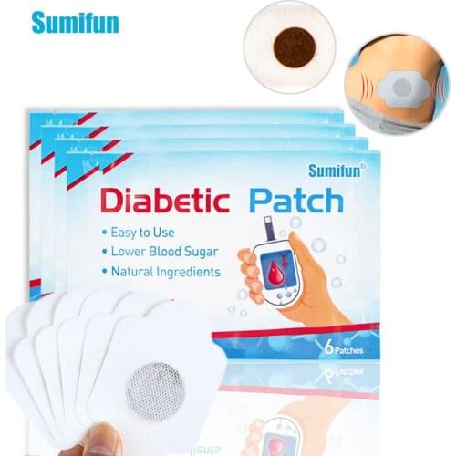 24Pcs Sumifun New Diabetic Navel Patch Treat Hyperglycemia Diabetes Balance Blood Sugar Clean Blood Vessels Herbal Plaster