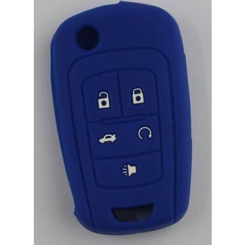 3PC silicone case car key cover for GMC SAVANA Chevy Pontiac Rendezvous for buick 4 button remote key cover car accessories hold