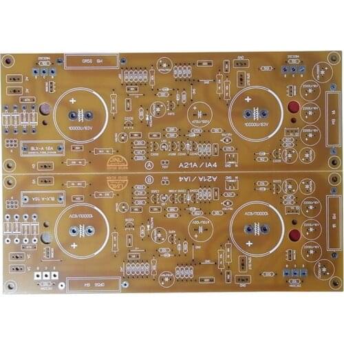 Free Shipping One Pair Sugden A21A / IA4 Class A 20W HiFi OTL Power Amplifier Circuit PCB / Kit / Board
