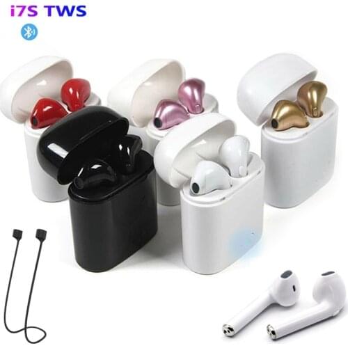 I7s Tws Bluetooth Earphones Mini Wireless Earbuds With Charging Box i7 Sport Handsfree In-ear Cordless Headset For Xiaomi phone
