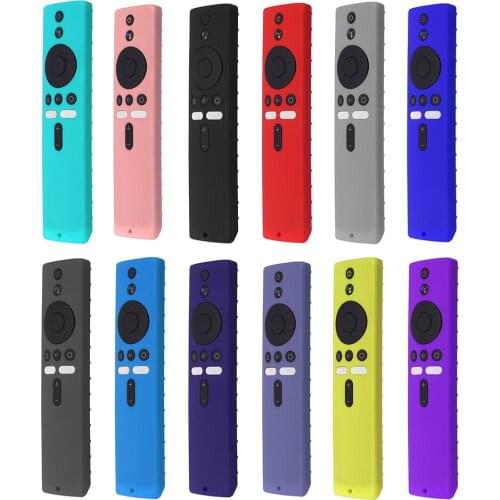 Covers For Xiaomi Mi Box S/4K/TV Bluetooth-Compatible Wifi Smart Remote Control Case Silicone Anti-Slip Shockproof Protective