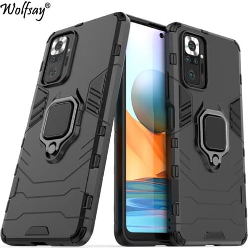 For Xiaomi Redmi Note 10 Pro Max Case Armor Magnetic Suction Stand Full Cover Redmi Note 10 Pro Max Case For Redmi Note 10 Pro