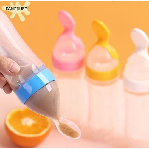Baby Food Spoon for Feeding Bottle Spoon Kids Childrens Cutlery for Children Baby Feeding Spoon Things for Baby Milk Feeder