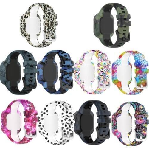 Childrens Pattern Silicone Strap for garminFit JR 3/-Garmin vivofit JR.3 Watch D08A