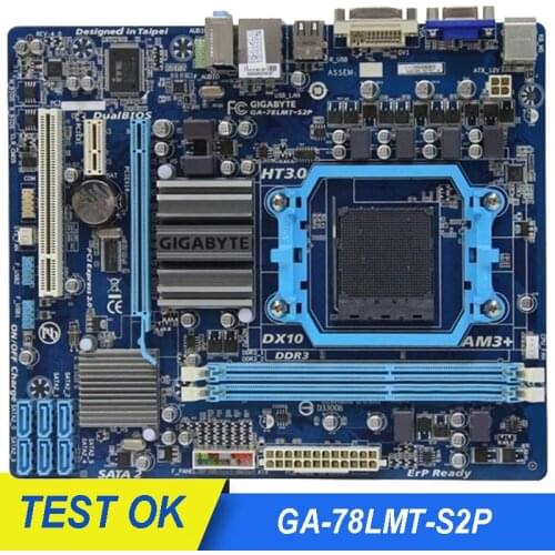 For GIGABYTE GA-78LMT-S2P Desktop Motherboard Used 760G DDR3 AM3/AM3+ 8G USB2.0 78LMT-S2 S2P Boards Used Desktop Mainboard