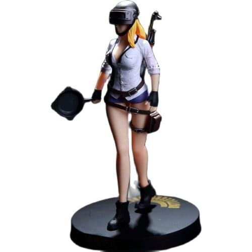 Unknowns Battle Grounds PUBG Playerunknowns Battlegrounds Model Doll Action Figure Female characters figure spot model doll