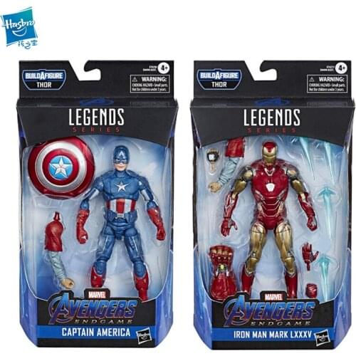 6 Inch Hasbro Marvel Avengers Legends Captain America Iron Man Dolls Model Toys Cartoon Action Figures Toy Collection Boys Gift