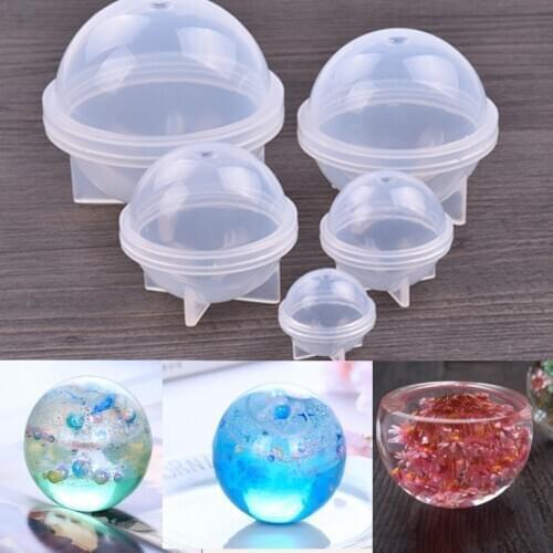 9 Style 3D Round Ball Resin Silicone Mold For Jewelry Making Cube UV Epoxy Resin Mold Casting Mould Craft Jewelry Tools New