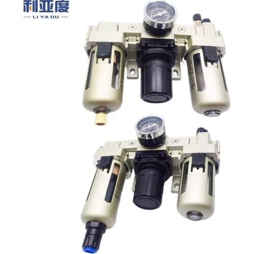 AC4000-04 AC5000-06 10d air filter FRL pneumatic air regulator for paint gun compressor filter pressure regulator Oil trap