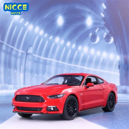 Welly1:24 2015 Ford Mustang car model simulation car decoration collection gift toy Die casting model boy toy