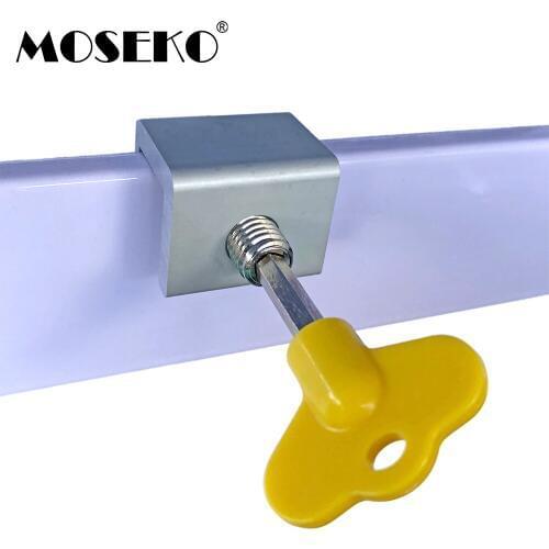 MOSEKO Sliding Sash Stopper Cabinet Locks Straps Doors Security Anti-theft lock Window Sliding Door Baby Kids Safety Doors Lock