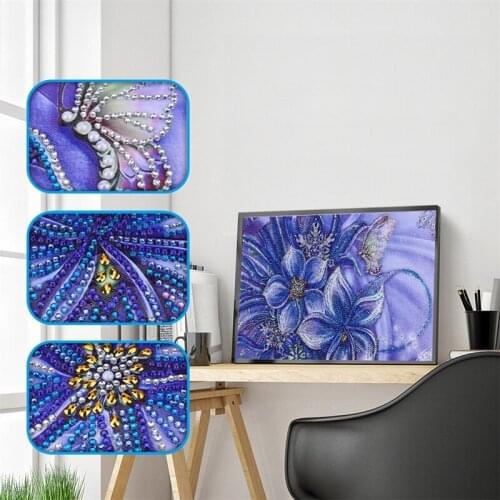New 5D DIY Flower Special Shaped Diamond Painting Part Drill Embroidery Crystal Rhinestone Cross Stitch Kits Home Decor