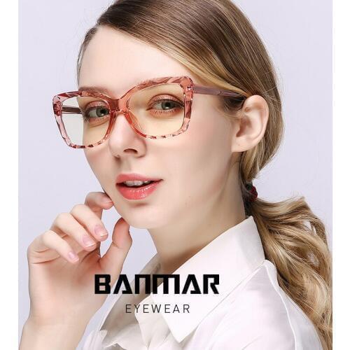 BANMAR TR90 Blue Light Glasses Men Computer Glasses Gaming Goggles Transparent Eyewear Frame Women Anti Blue Ray Eyeglasses