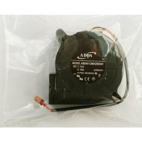 Original ADDA AB06012MX250300 DC 12V 0.18A 60x60x25mm Server projector Blower cooling fan