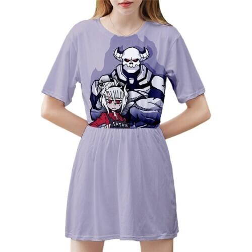Game Helltaker Cerberus Dress Cosplay Costumes Pandemonica Dresses Modeus Womans Gown For Women Girls Summer Halloween Party