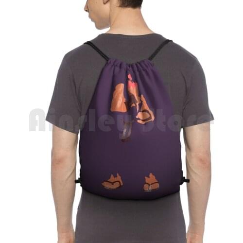 Project Silhouette 2.0 : Akuma Backpack Drawstring Bags Gym Bag Waterproof Inner Geek Designs Inner Geek Ryu Ken Akuma