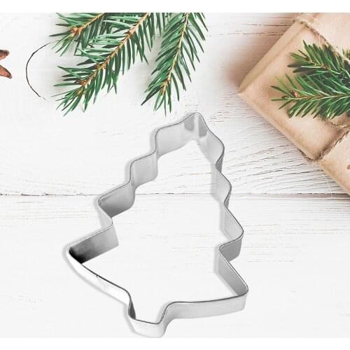 Cake Mold Christmas Cookie Biscuits Fondant Candy Gingerbread Stainless Steel Mold for Kitchen Bakewares Supplies