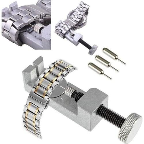 Watch Band Link Pin Remover Metal Adjustable Watch Band Strap Repair Tool Kit Set For Home Parts