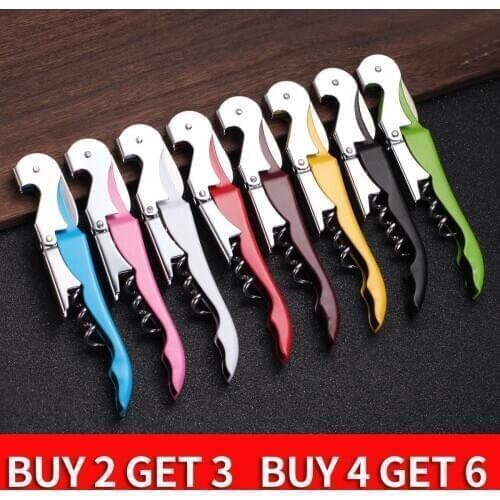 Drincarier Waiter Friend Corkscrew Wine Bottle Opener Stainless Steel Wine Corkscrew Beer Bottle Opener