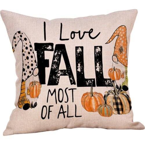 Halloween Ornaments Cushion Cover Pillowcase For Living Room Sofa Throw Pillow Case Home Decoration Kussenhoes Decor 45x45cm