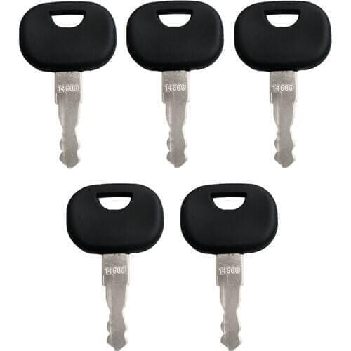 5Pcs Universal Key 14603 for Construction Machine Key Mini Excavator Stacker Wheel Loader Easy To Use BU1700X5