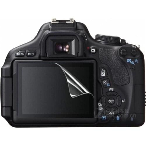3 x Clear PET LCD Screen Protector Cover for Canon EOS 60D 600D 550D M M2 Kiss X5 X4 Rebel T3i T2i Protective Film Protection