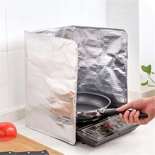 1 Pcs Kitchen Cooking Frying Oil Splashing Protection Gas Stove Oil Removal Rust Kitchen Guard Against Stove Oil Splash Plate