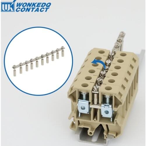 SAK 16Q-10 Weidmuller SAK Type Terminal Block Accessories Fixed bridge for SAK-16EN DIN Rail Terminal Blocks