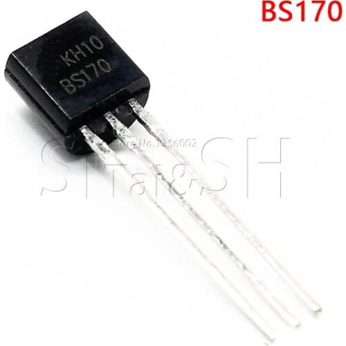 10pcs/lot BS170 TO-92