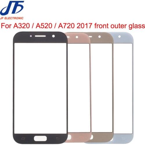 10pcs/lot touch panel Replacement For Samsung Galaxy A320 / A520 / A720 A3 A5 A7 2017 Touch Screen LCD Front Outer Glass Lens