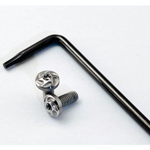 416 Stainless Steel 2 Screws with T8 Torx Key L Wrench Kit Replacement For CZ 75 85 97 SP-01 Grips Repair Tool parts