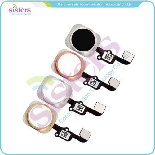 50pcs/lot Wholesale Home Button Key Flex Cable Assembly Replacement for iPhone 6S 6S plus