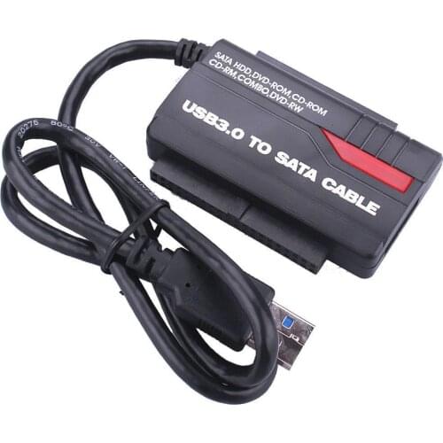 1Pcs USB3.0 Fast Drive Line IDE+SATA Hard Drive Adapter HDD Connection Card 2.5 Inch Adapter 3.5 Reader Mobile Convert Inch E1A7