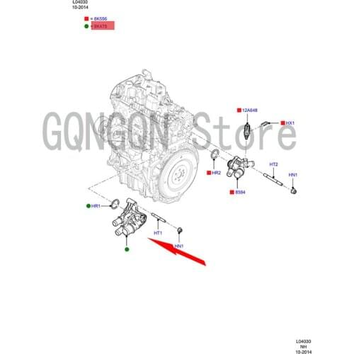 CAR thermostat assembly For dMo nd eo Coolant thermostat Engine cooler temperature controller Water pump thermostat