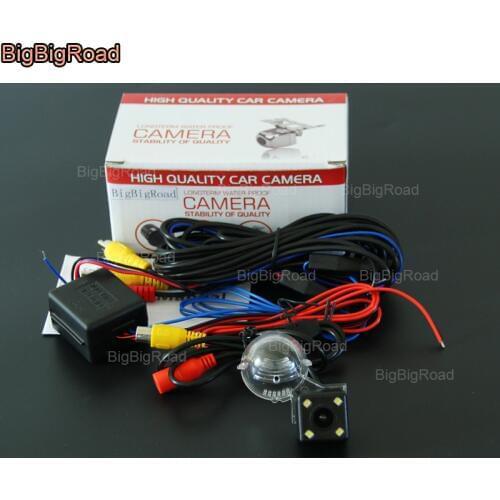 BigBigRoad Car Rear View Backup Reversing Camera with power relay / filter For Suzuki SX4 SX-4 S-Cross Crossover Grand Vitara