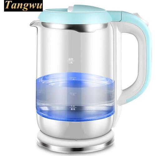 Household glass electric kettle automatically cut off the 304 stainless steel