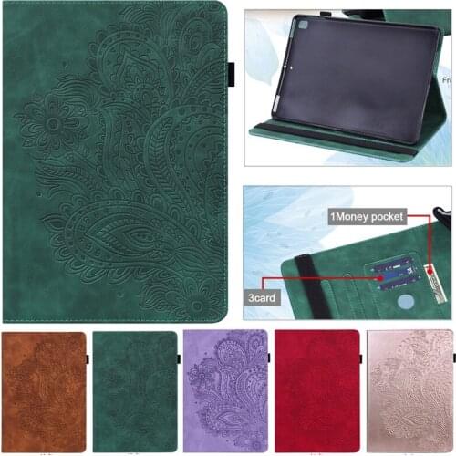 Tablet Case for Lenovo Tab M10 HD 2nd Generation 10.1" Leather Stand Flower Funda for Lenovo M10 TB-X306F TB-X306X Tablet Cover