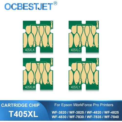 405XL T405XL T405XXL T05H1-T05H4 Ink Cartridge Chip For Epson WF-3820DWF WF-4820DWF WF-4830DTWF WF-7830DTWF WF-7840DTWF WF-7835