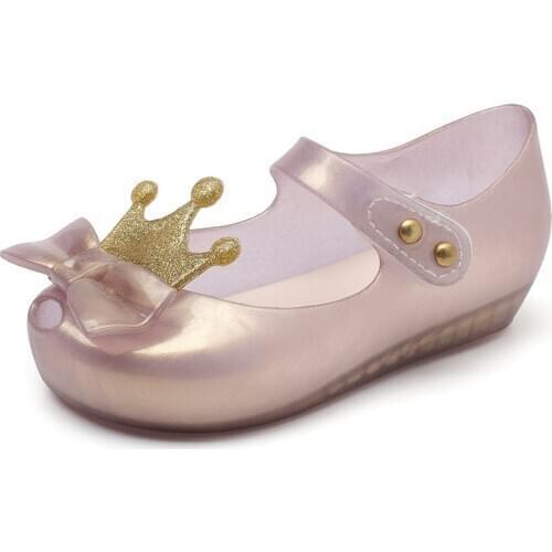 Mini Melissa 2020 New Summer Boy Girl Jelly Shoes Girls Non-slip Jelly Sandals Kids Beach Sandal Toddler SH19091