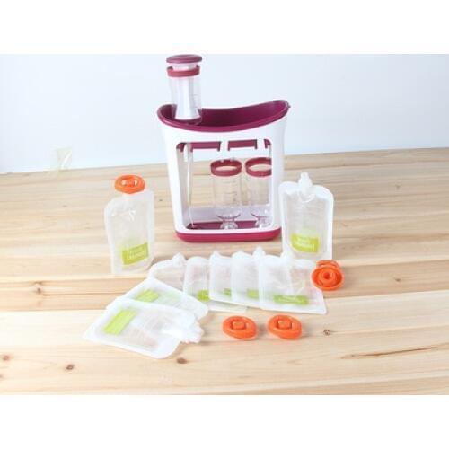 Childrens puree squeezer household fruit juice dispenser manual baby food supplement production storage bag food supplement