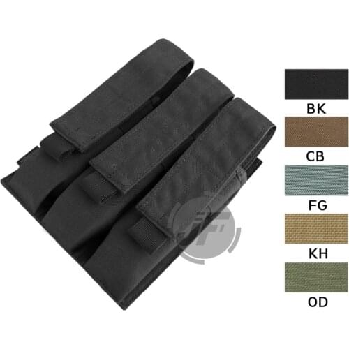 Emerson Tactical MOLLE EmersonGear Hunting Quick Access Triple SMG Magazine Mag Pouch Holder Bag Carrier For MP5 / MP7 / KRISS