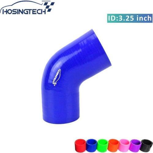 HOSINGTECH-83mm 3.25" 60degree silicone elbow intercooler turbo hose