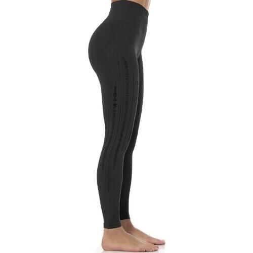 Huan Wei Wholesale Women Yoga Mesh Breathable Slim Fit Jogging Pants Fitness
