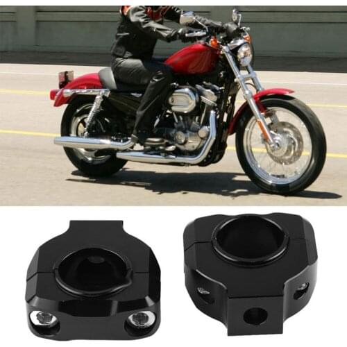 HandleBar Risers Fat Handle Bar Mount Clamp For Racing And Scoote Universal Motorcycle CNC Aluminum Screw Hole 28MM