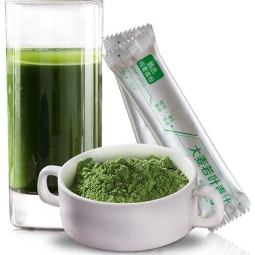 Barley leaves like green powder, anti-oxidation, anti-aging, brighten skin color, natural and healthier