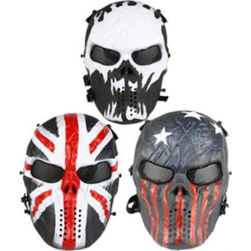 M06 Airsoft Skull Paintball Mask Tactical Full Face Mask Military Army CS Wargame Hunting AirSoft Cosplay Party Halloween Masks