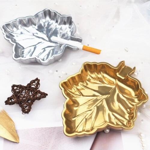 Crystal Epoxy Resin Silicone Mold Maple Leaf Ashtray Tray Saucer Silicone Molds For Resin